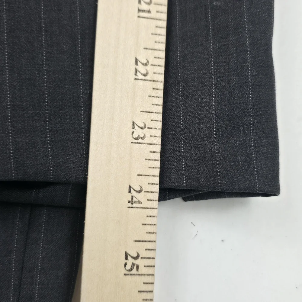 Lauren Ralph Lauren Suit Jacket Mens‎ 42R Gray Pinstripe Wool Notch Lapel Canada